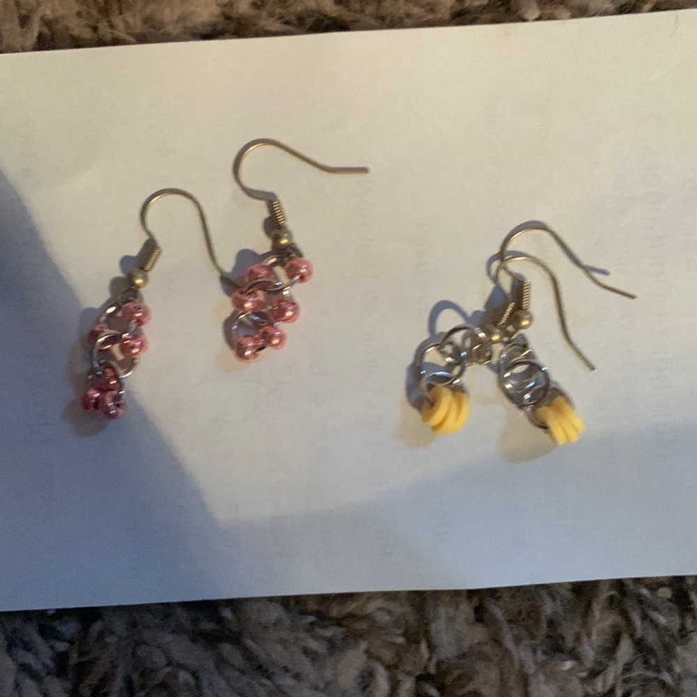handmade beaded earrings